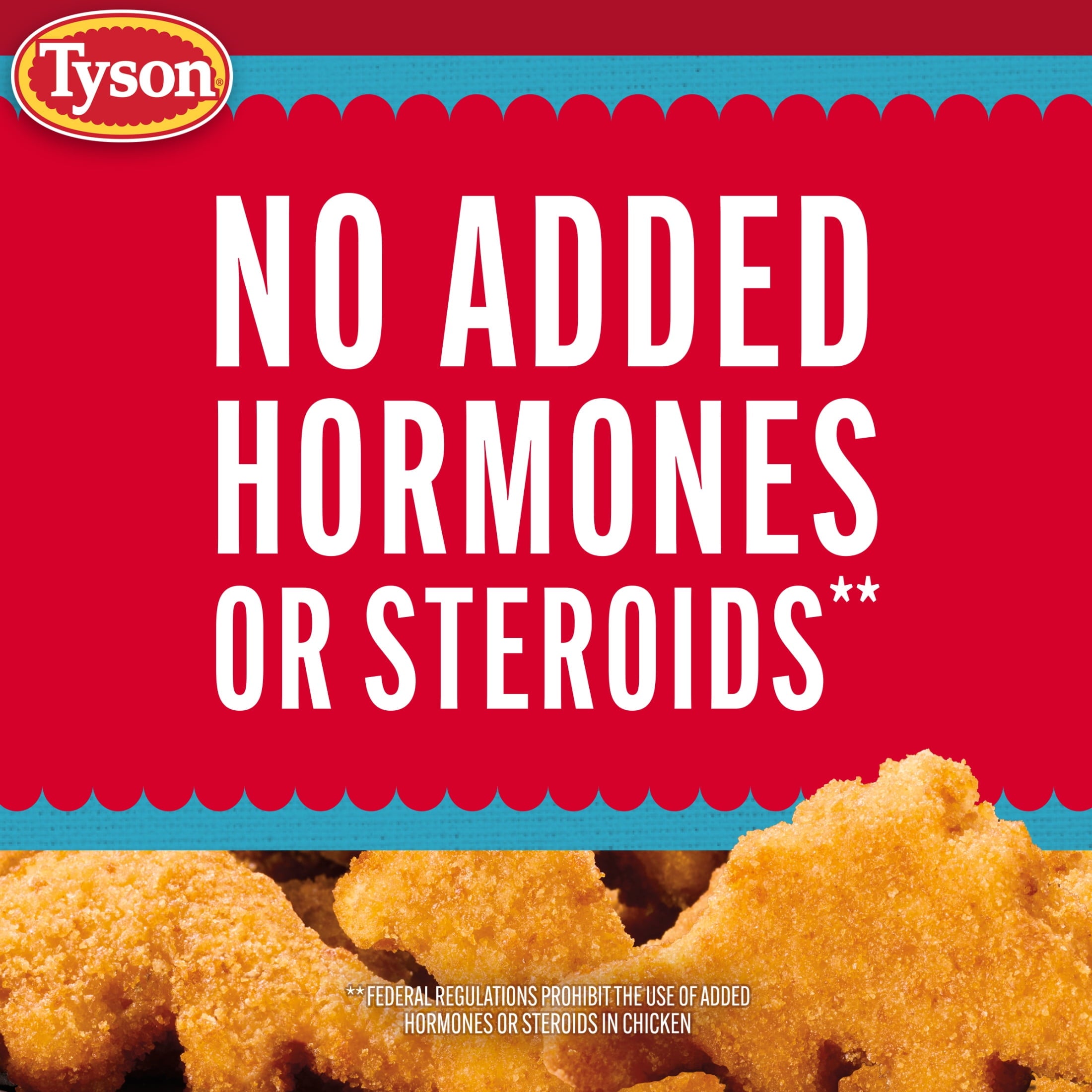 Tyson Dino Chicken Nuggets 29 Oz Frozen 13g Protein
