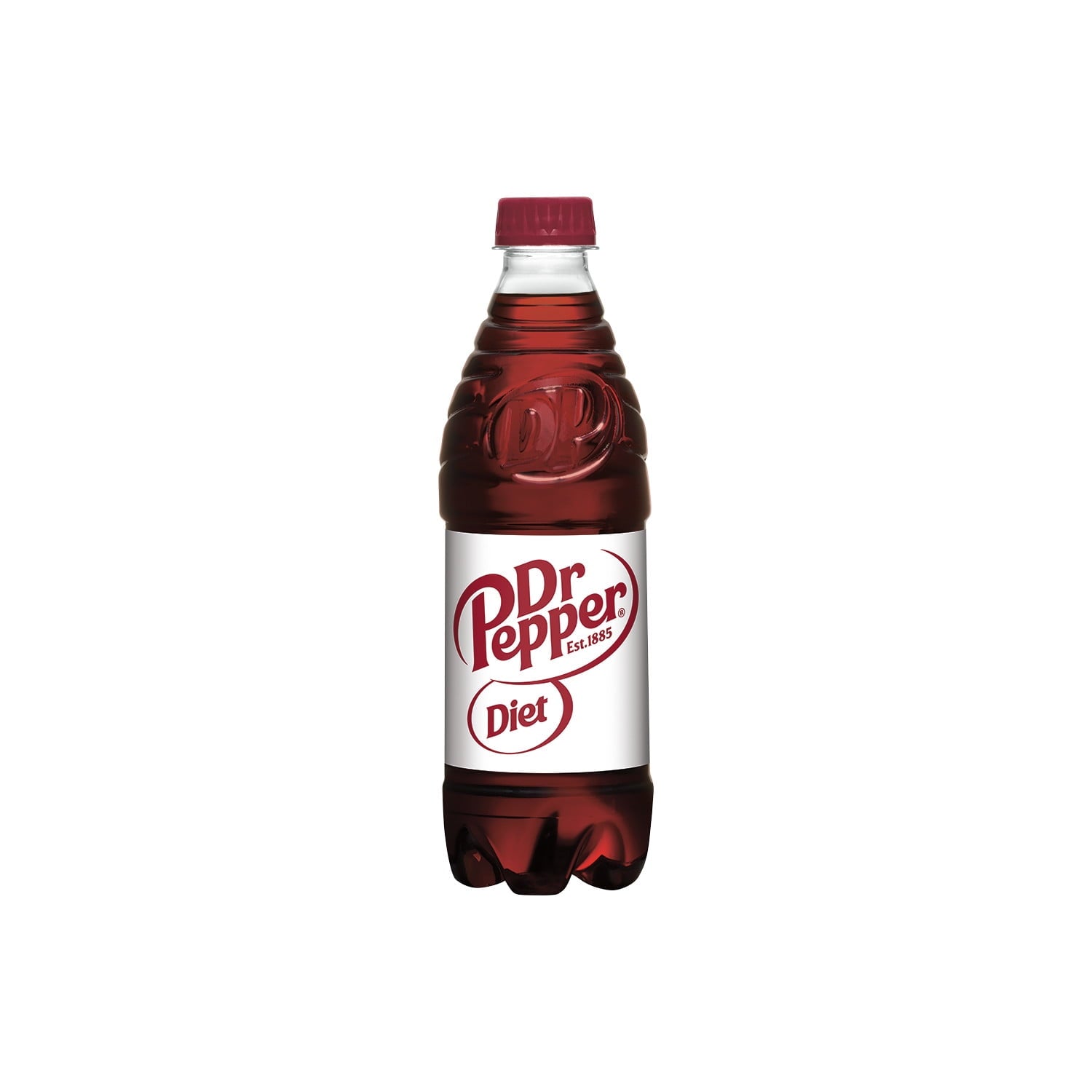 Diet Dr Pepper Soda Pop Bottles 16.9 Fl Oz 6 Pack