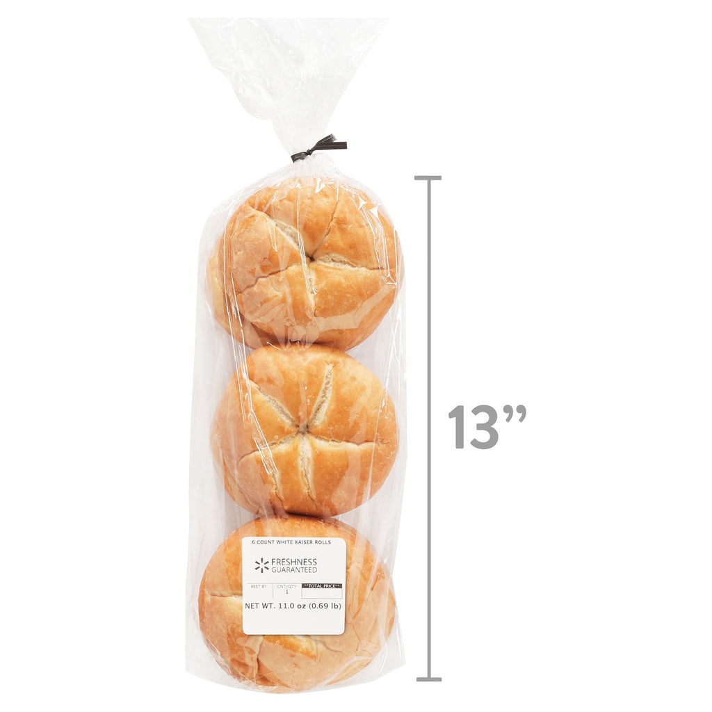 White Kaiser Rolls 11 Oz 6 Count