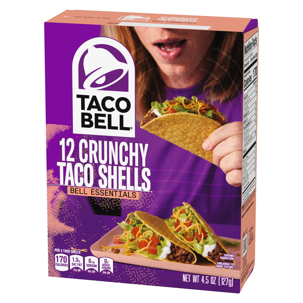 Crunchy Taco Shells 4.5 Oz 12 Count Taco Bell