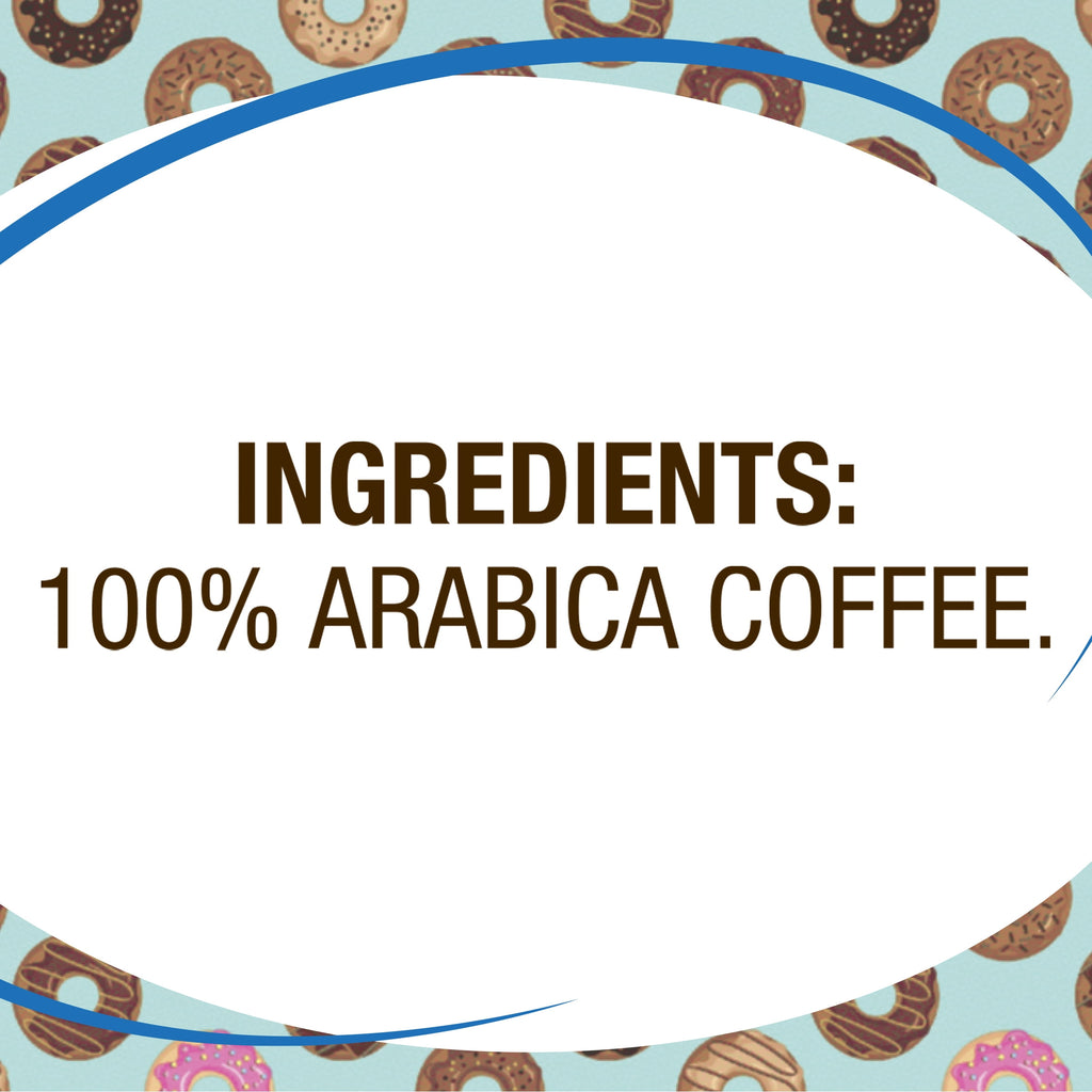 Great Value Donut Shop Naturally Caffeinated Medium Roast Ground Coffee 32 oz Bag