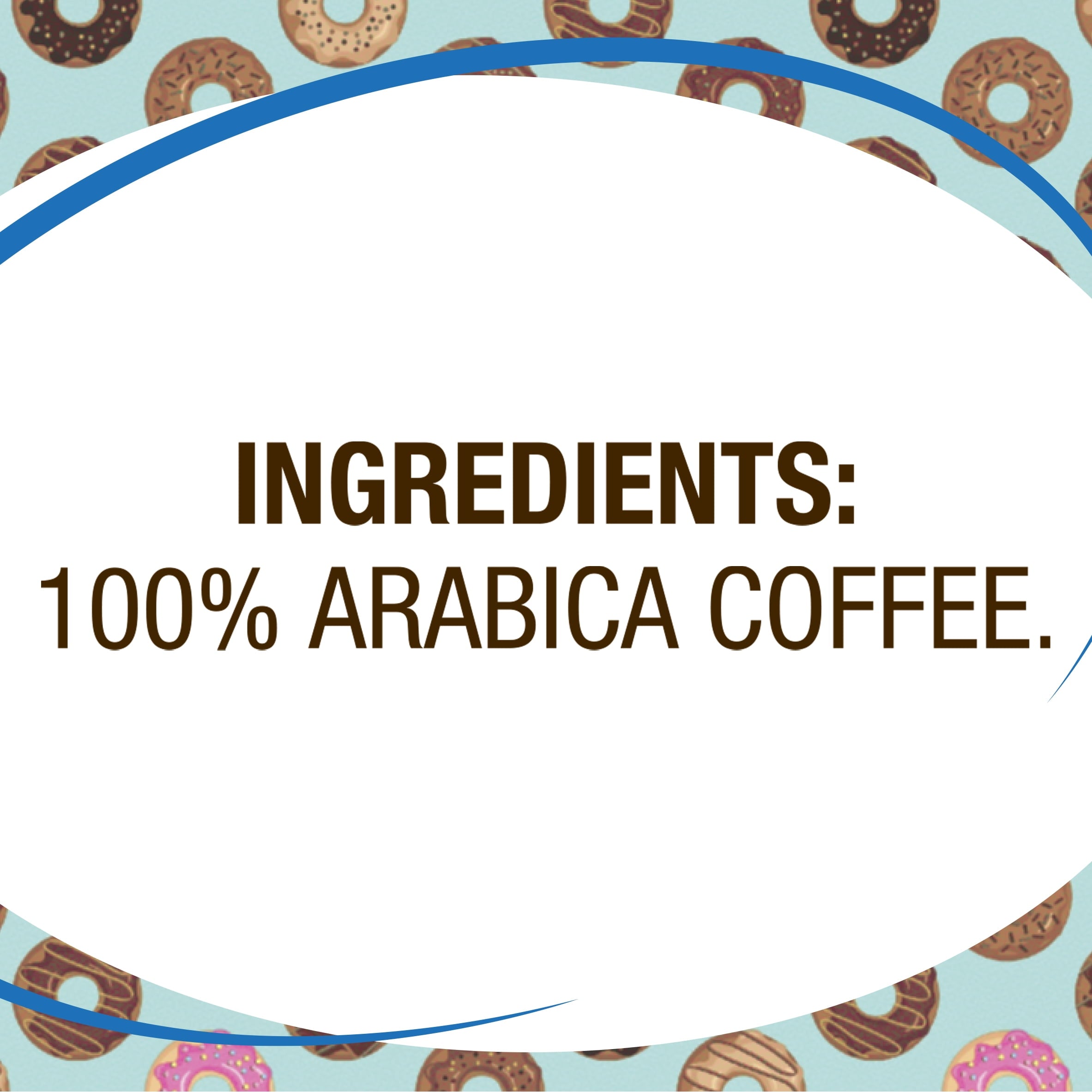 Great Value Donut Shop Naturally Caffeinated Medium Roast Ground Coffee 32 oz Bag