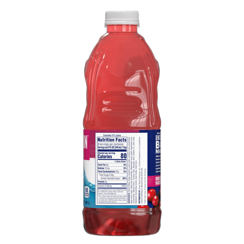 Ocean Spray Cran-Watermelon Cranberry Watermelon Juice Drink 64 fl oz Bottle