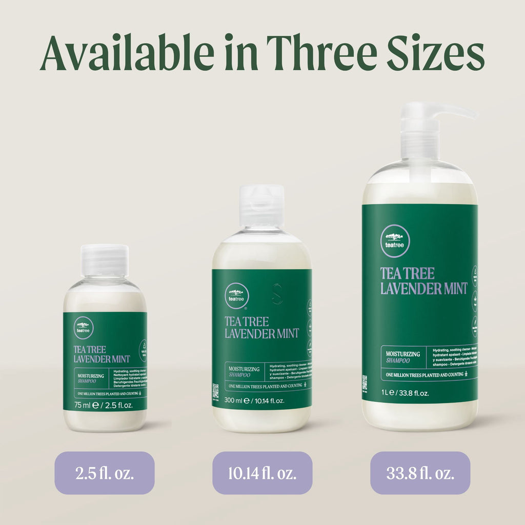 Paul Mitchell Tea Tree Lavender Mint Moisturizing Shampoo Soothes Replenishes Dry Hair 10.14 oz