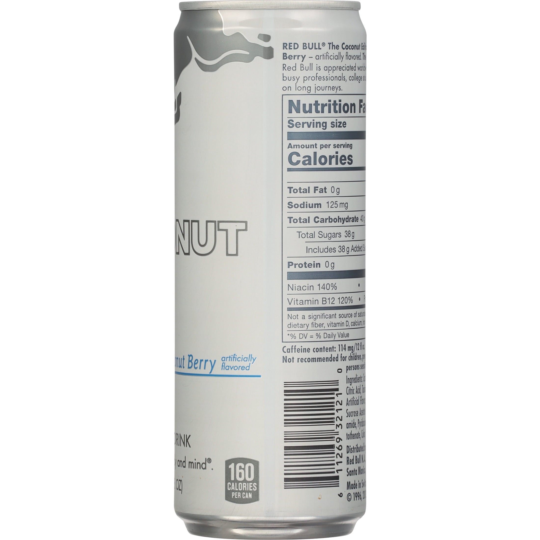 Red Bull Coconut Edition Energy Drink Coconut Berry 12 fl oz Single Can