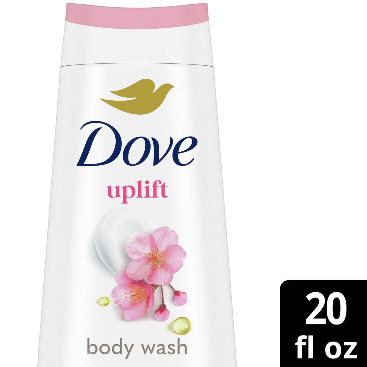 Dove Uplifting Body Wash Sakura Blossom & Yuzu Moisturizing Cleanser 20 fl oz