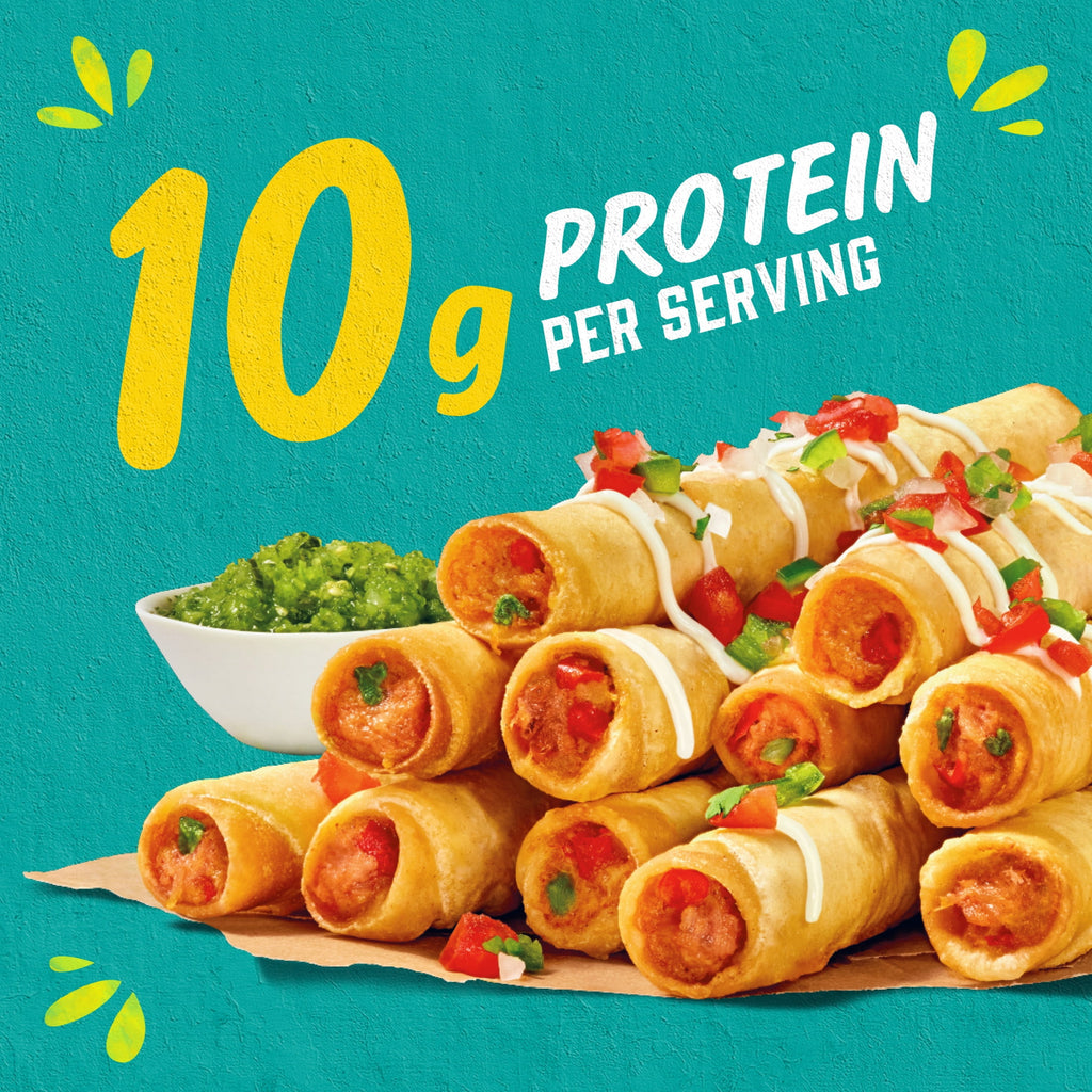 Delimex Chicken & Cheese Taquitos Frozen Snacks 16 Count 19.2 Oz