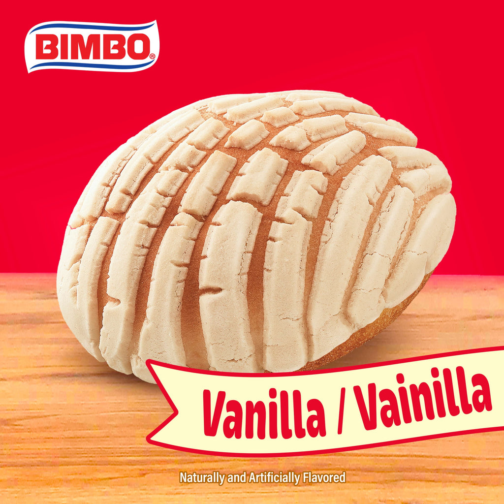 Conchas Vanilla Pastry 16.96 Oz 8 Count Freshness Guaranteed
