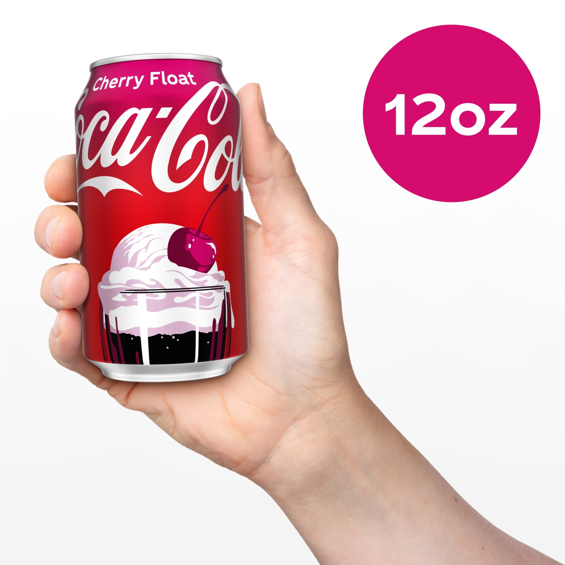 Cherry Float Soda Pop Fridge Pack Cans 12 Fl Oz 12 Pack Coca-Cola