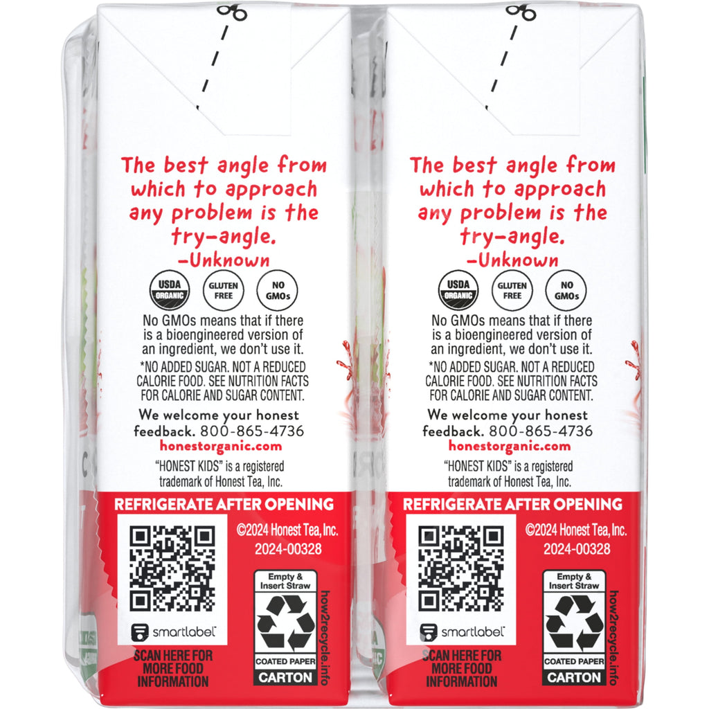 Honest Kids Super Fruit Punch Organic Juice Drink 6 fl oz 8 Pack