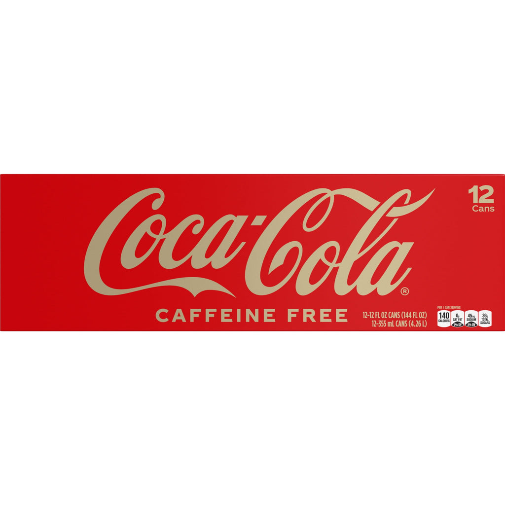 Caffeine-Free Soda Pop Fridge Pack Cans 12 Fl Oz Coca-Cola