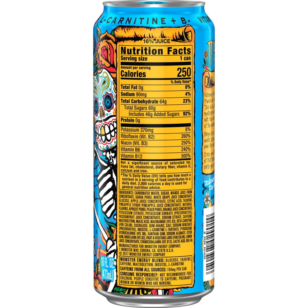 Monster Energy Juiced Mango Loco Juice + Energy Drink 16 fl oz Single Can