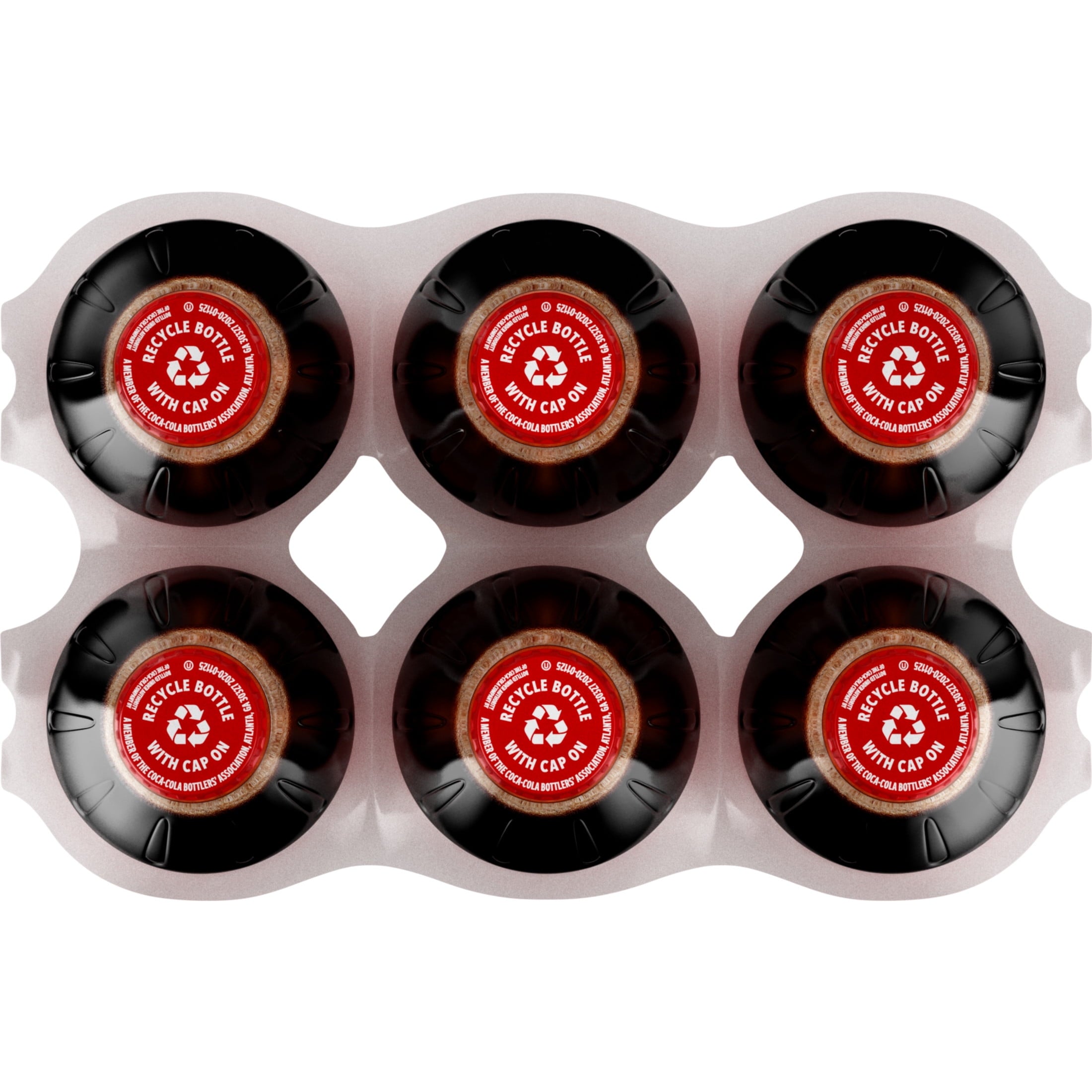 Soda Pop Bottles 16.9 Fl Oz 6 Pack Coca-Cola