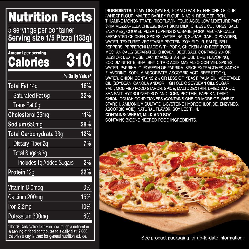 Red Baron Supreme Classic Crust Frozen Pizza 23.46 Oz