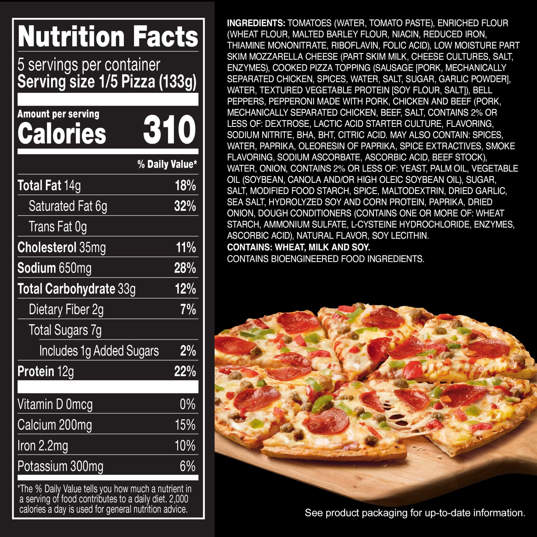 Red Baron Supreme Classic Crust Frozen Pizza 23.46 Oz
