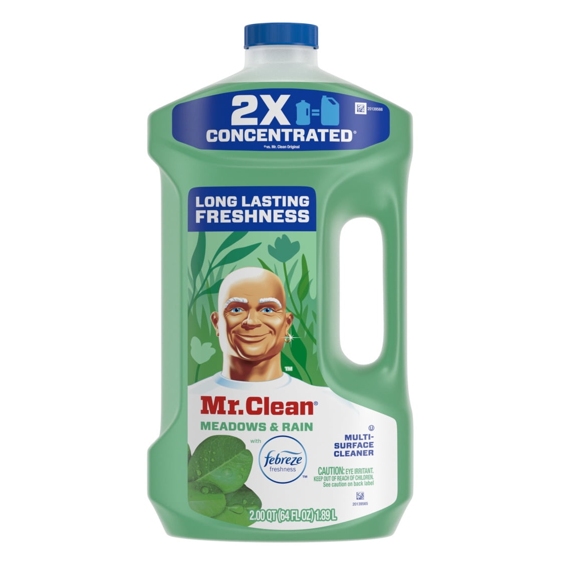 Mr. Clean 2X Concentrated Multi-Surface Cleaner Meadows & Rain Scent 64 fl oz