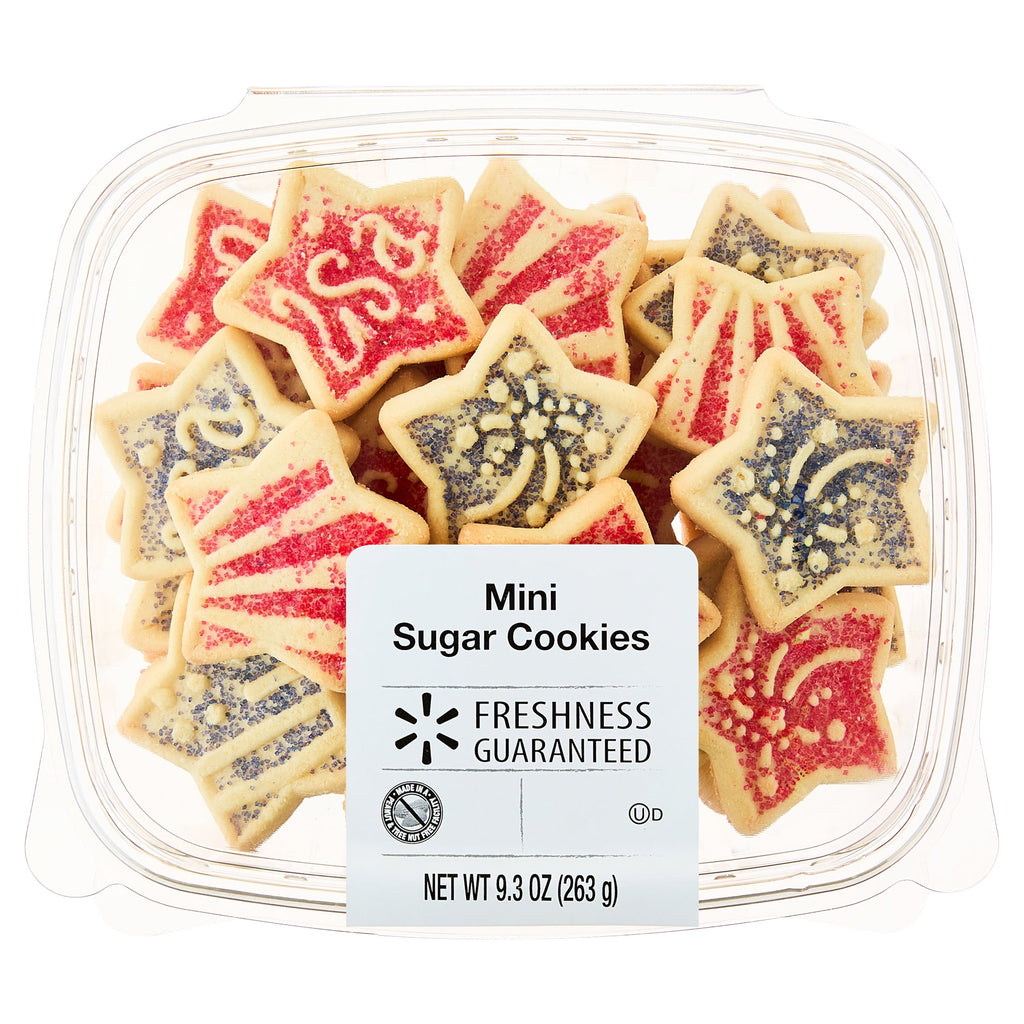 Mini Star Shaped Sugar Cookies 9.3 Oz 32 Count Freshness Guaranteed
