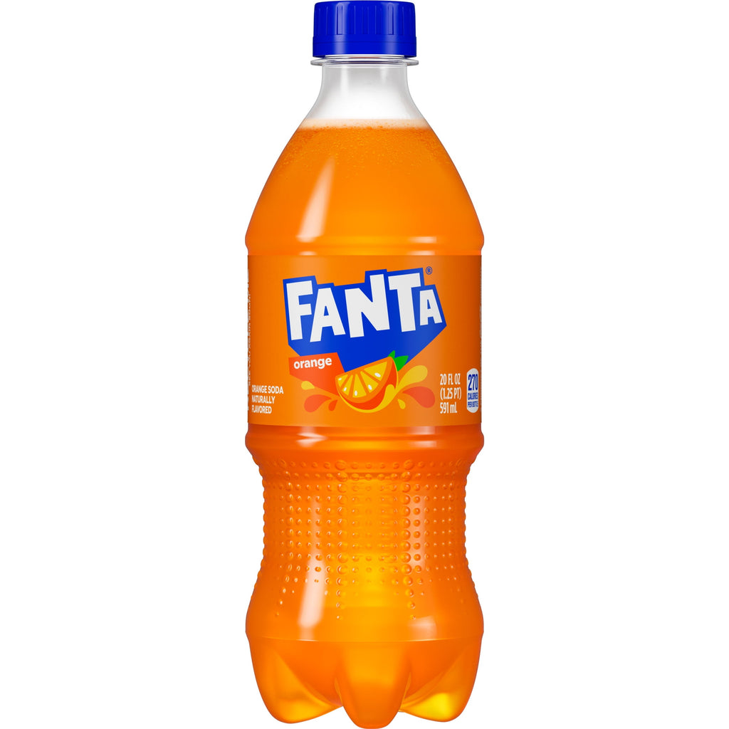 Fanta Orange Soda Pop Bottle 20 Fl Oz