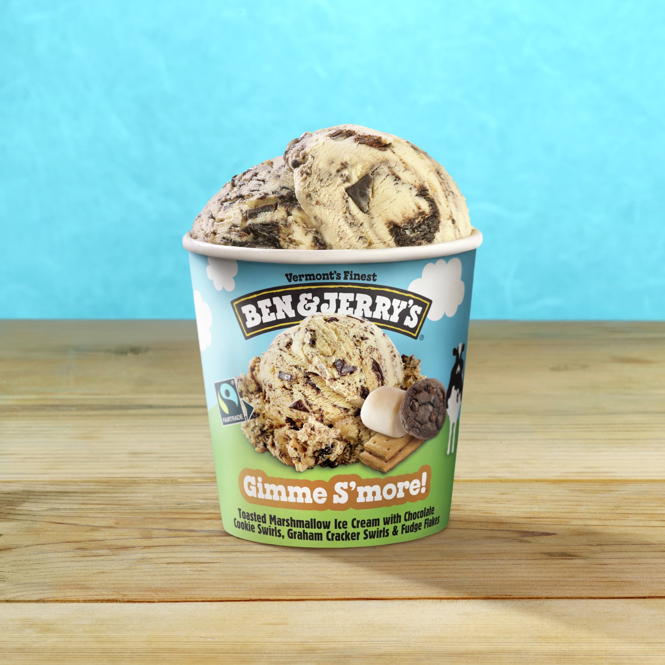 Ben & Jerry's Gimme Smore Toasted Marshmallow Ice Cream 1 Pint