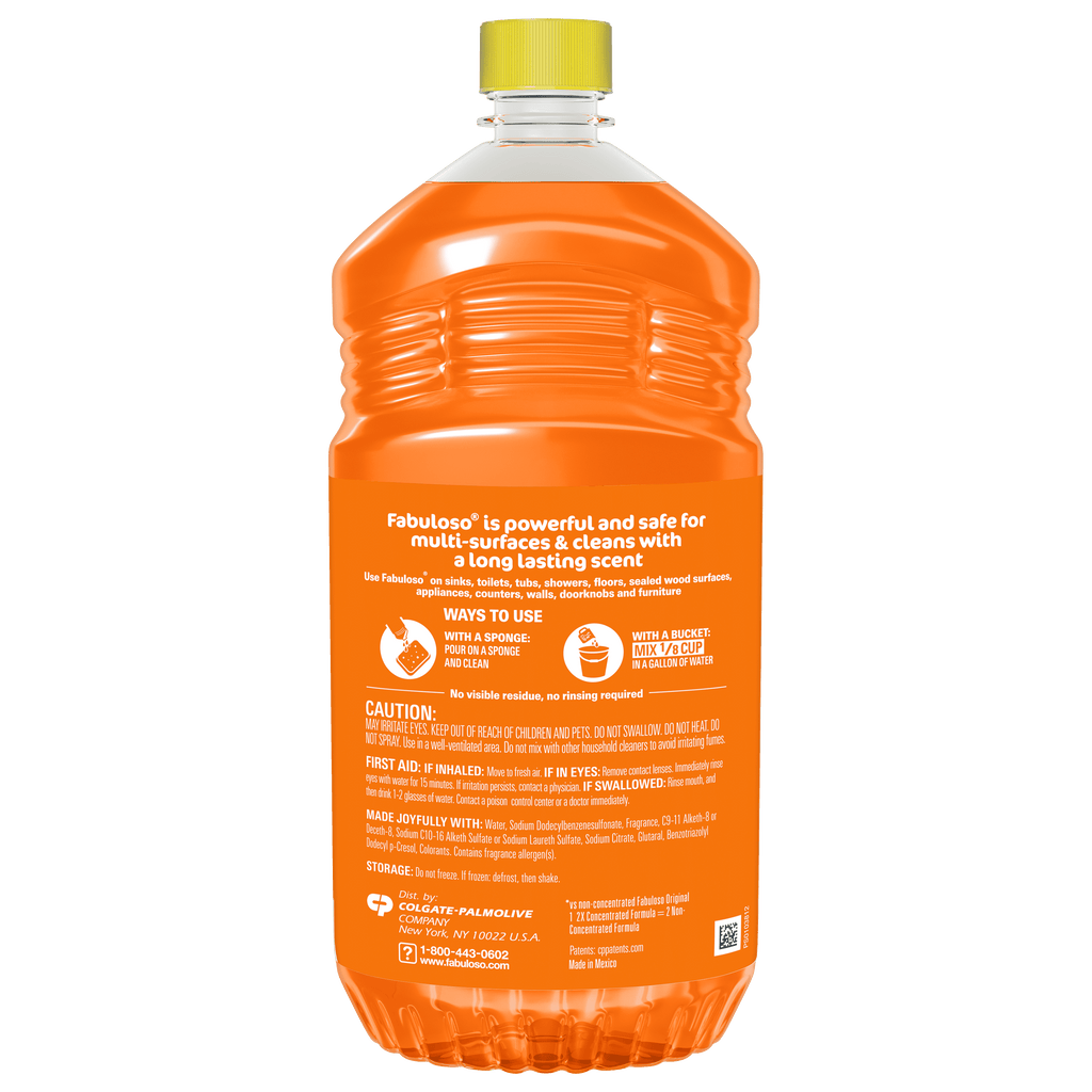 Fabuloso 2X Multi-Purpose Cleaner Tangerine Scent 56 fl oz
