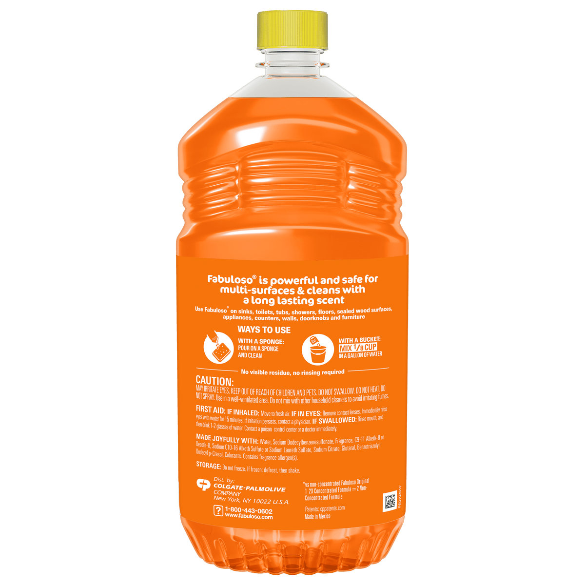 Fabuloso 2X Multi-Purpose Cleaner Tangerine Scent 56 fl oz