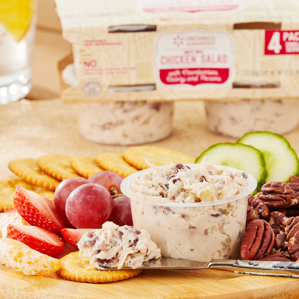 White Meat Chicken Salad With Cranberries Celery Pecans 4 Count 3 Oz Each