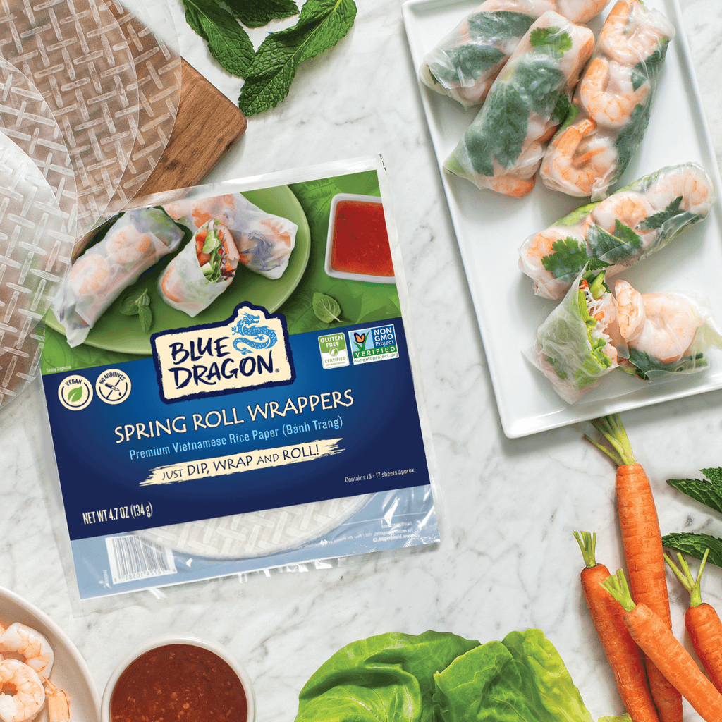 Spring Roll Wrappers 4.7 Oz 3 Pack Blue Dragon