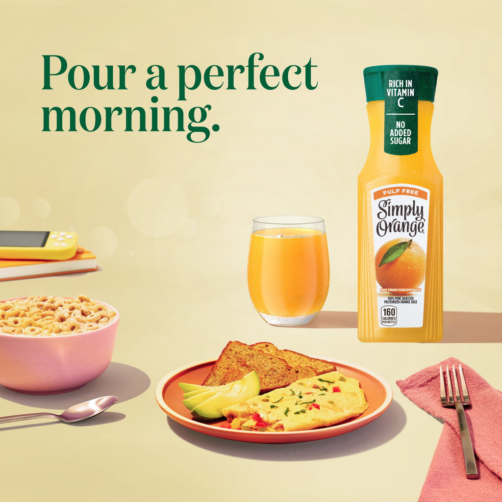 Simply Orange Pulp-Free Orange Juice 11.5 fl oz