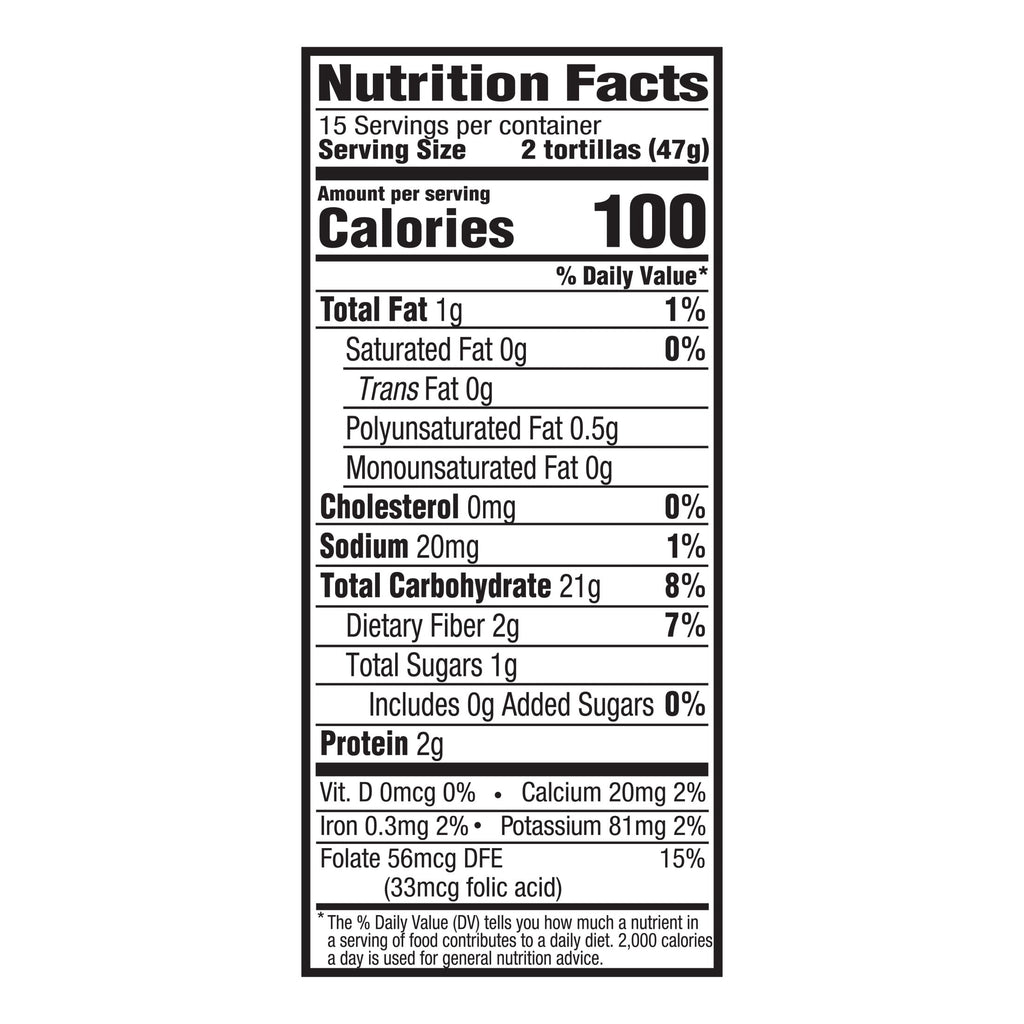Super Soft Yellow Corn Tortillas 30 Count Mission
