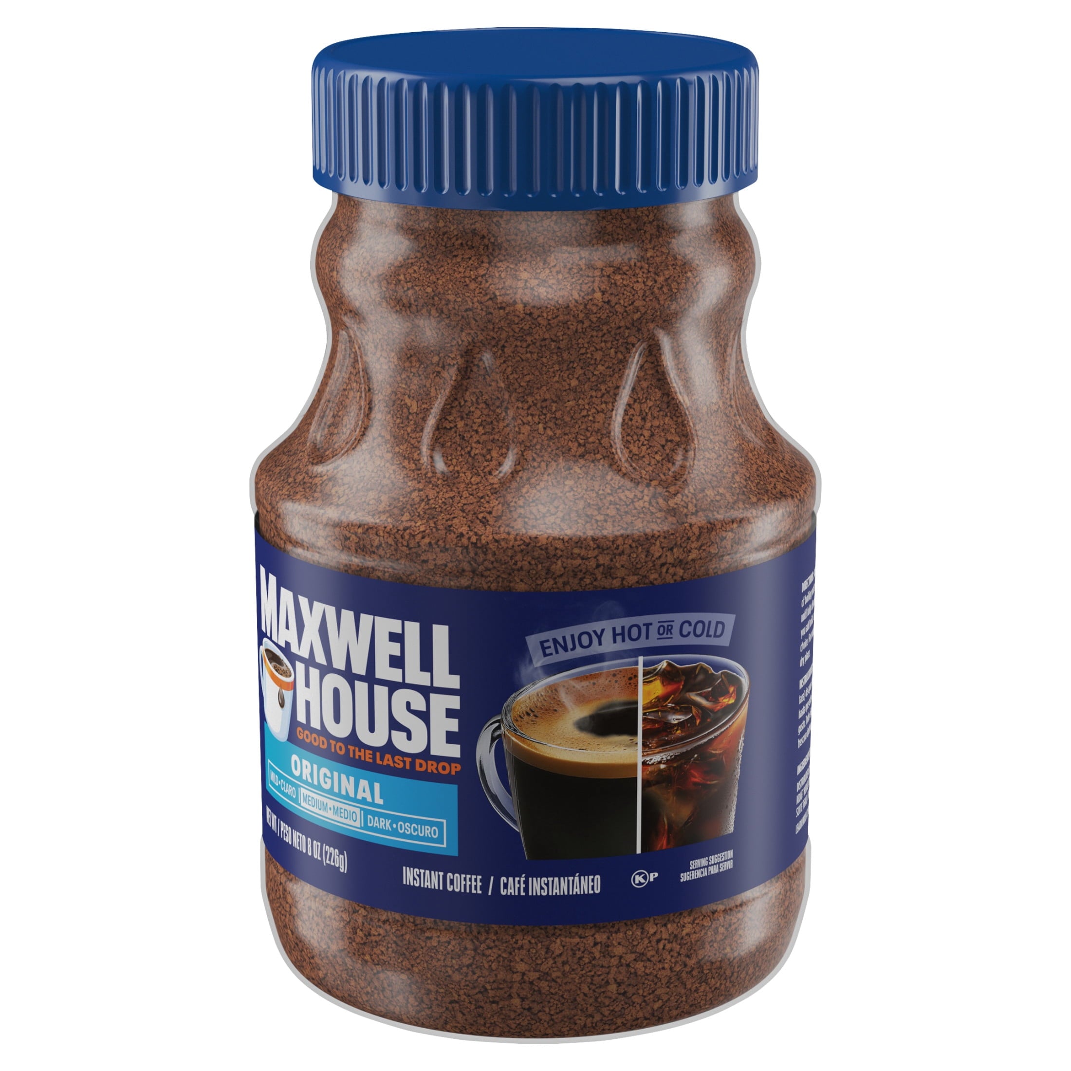 Maxwell House Original Roast Naturally Caffeinated Medium Instant Coffee 8 oz Jar