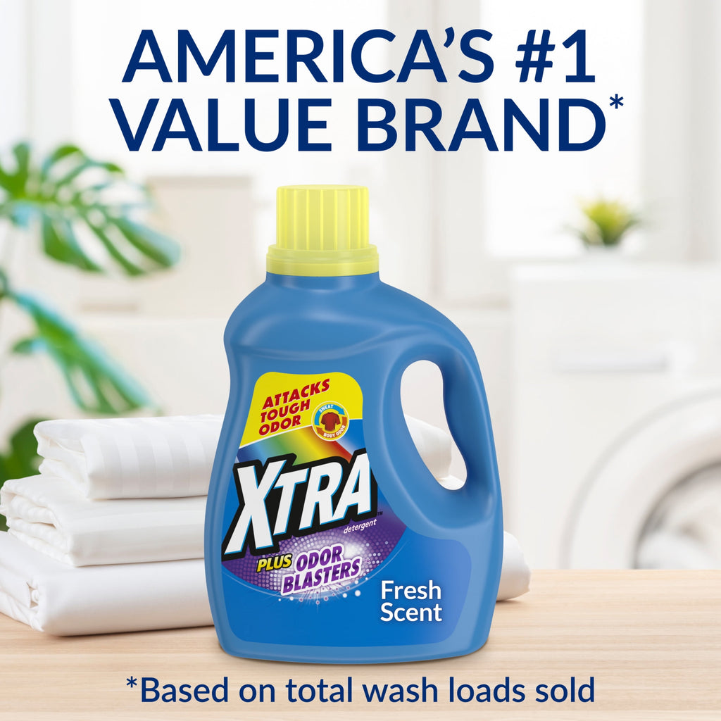 Xtra Plus Odor Blasters Fresh Scent Liquid Laundry Detergent 203.1 fl oz 131 Loads