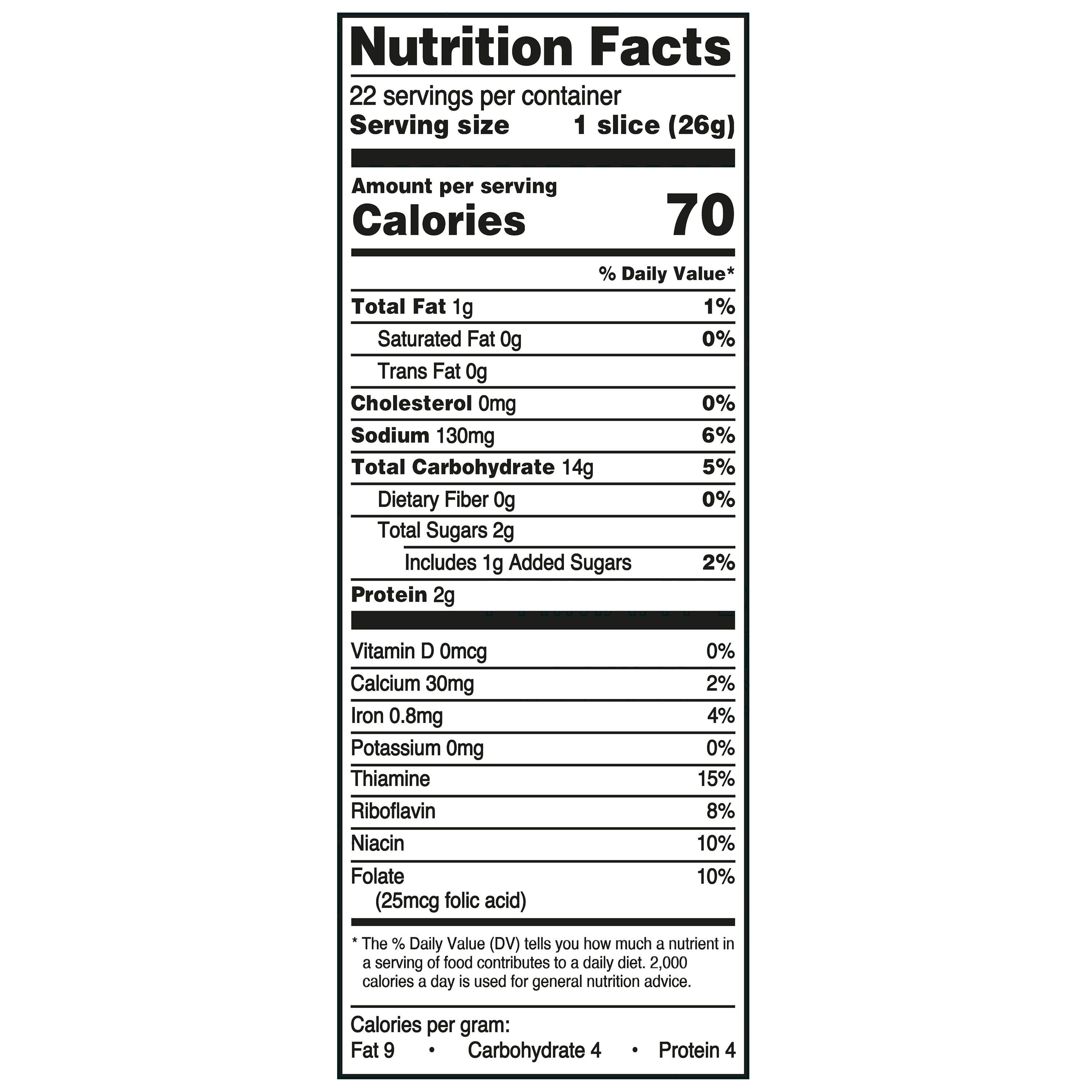 White Round Top Bread 20 Oz