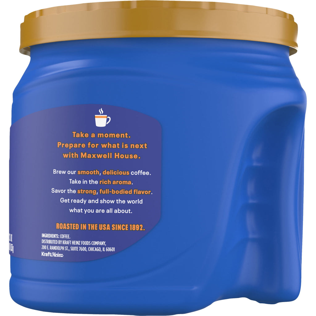 Maxwell House 100% Colombian Naturally Caffeinated Medium Roast Ground Coffee 23.1 oz Canister