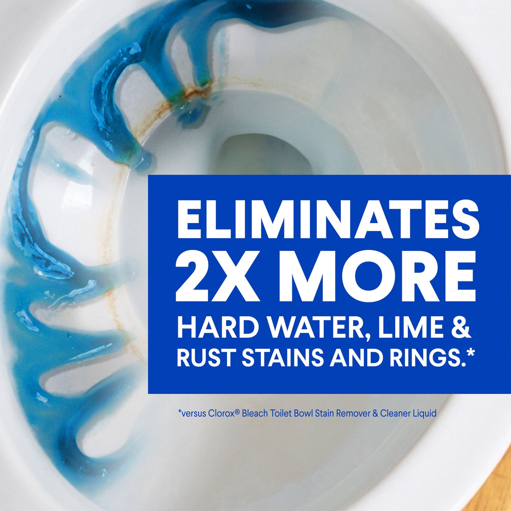 Clorox Heavy Duty Toilet Bowl Cleaner Stain Remover Arctic Clean 24 fl oz 2 Pack