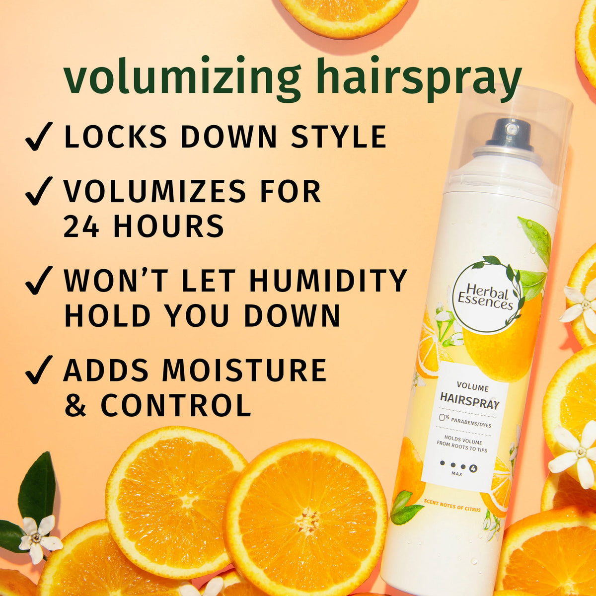 Herbal Essences Volume Hairspray Maximum Hold Hair Spray 24 Hour Hold 8 fl oz