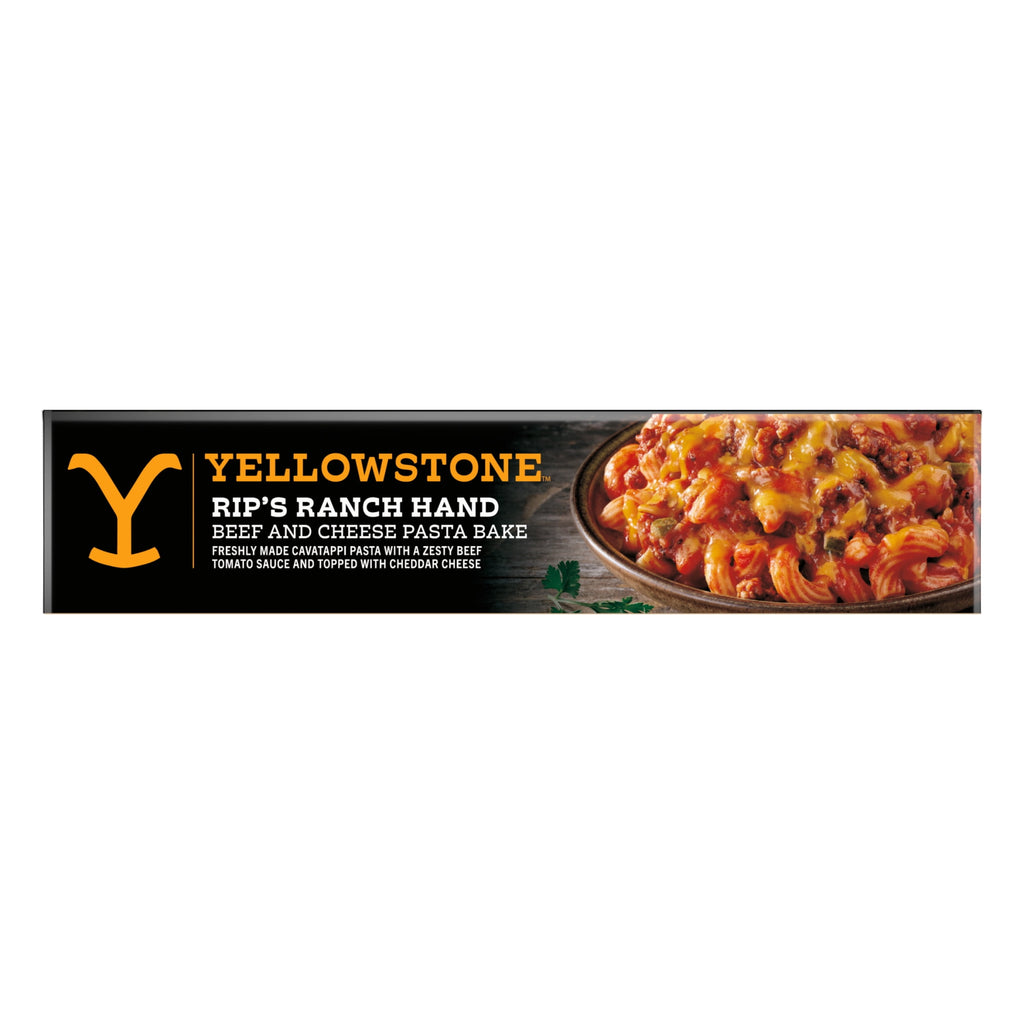 Yellowstone Beef and Cheese Pasta Bake Frozen Meal 14 Oz