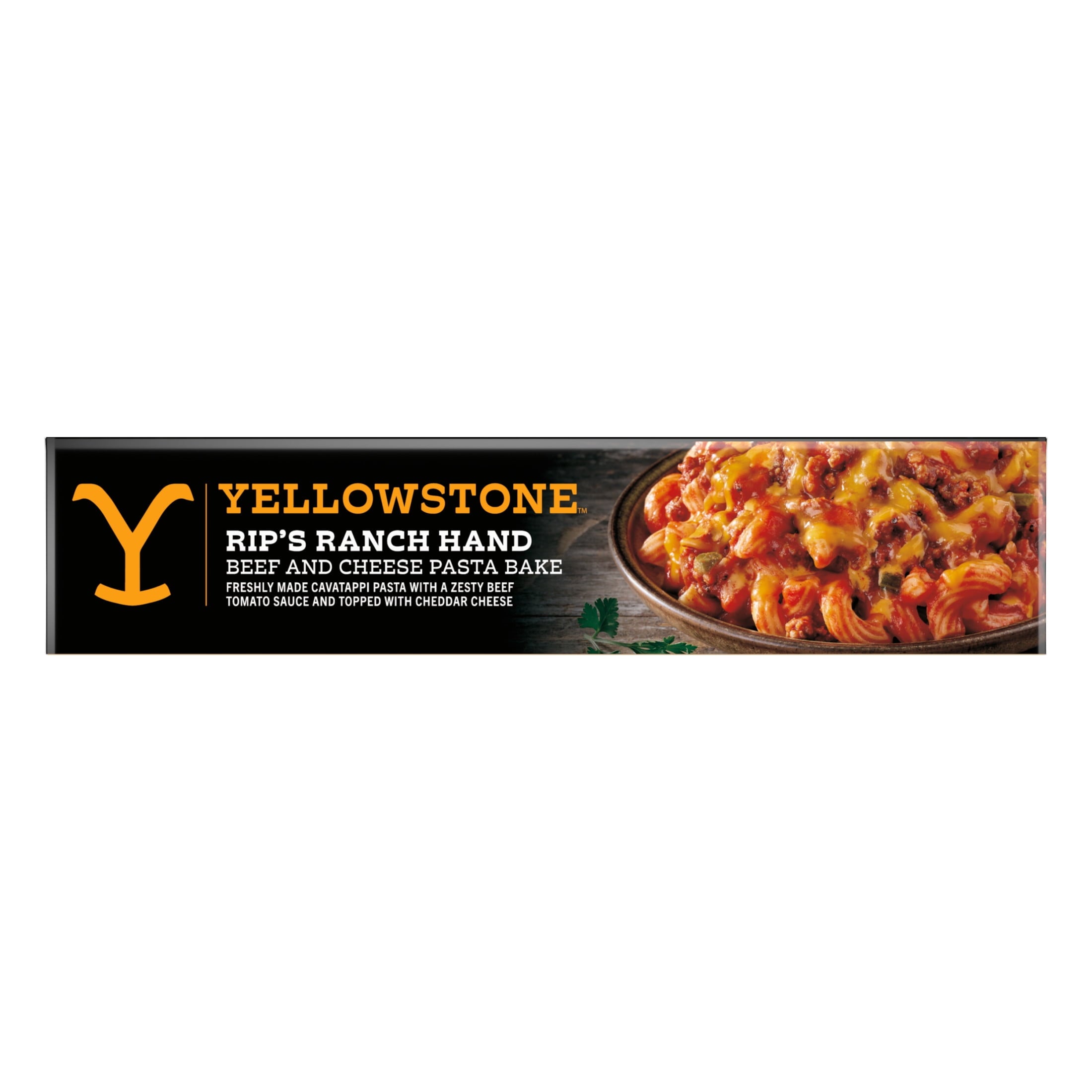 Yellowstone Beef and Cheese Pasta Bake Frozen Meal 14 Oz