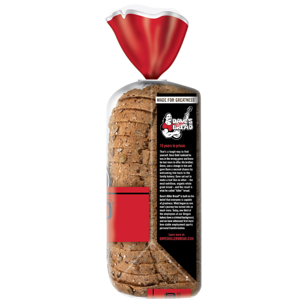 Powerseed Seeded Organic Whole Grain Bread 25 Oz 1 Count Dave's Killer Bread