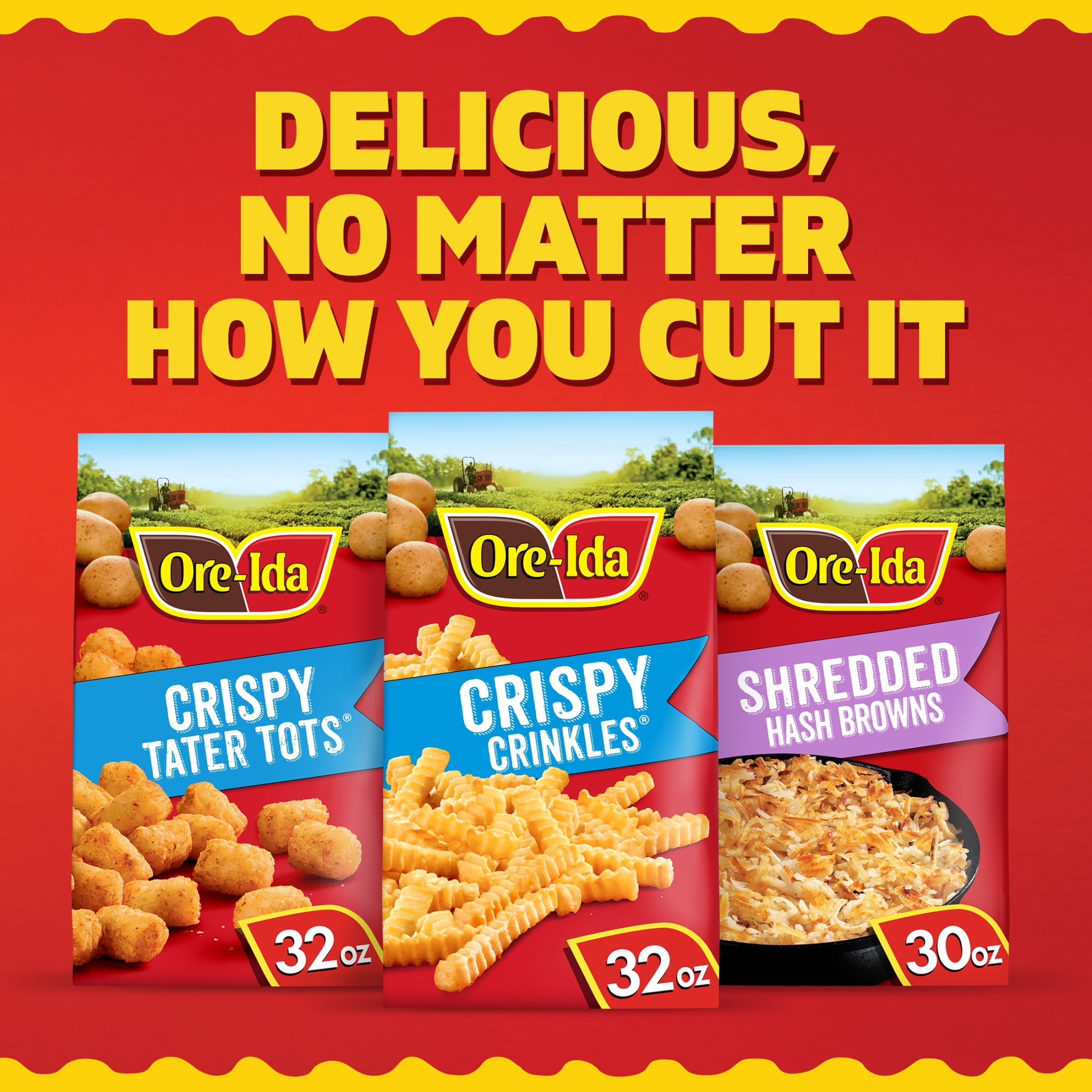 Ore-Ida Crispy Crinkles French Fried Frozen Potatoes 32 Oz