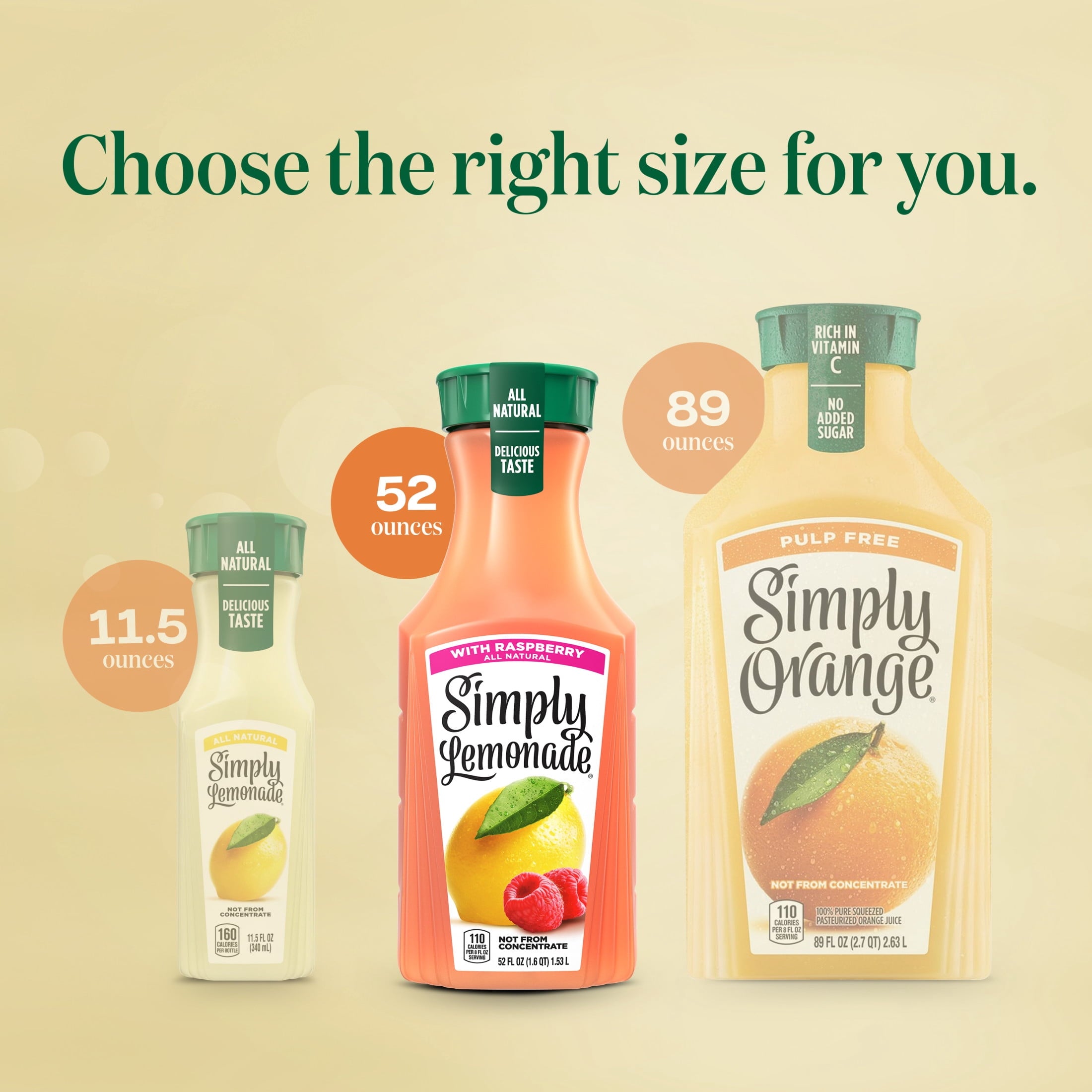 Simply Lemonade with Raspberry Bottle 52 fl oz