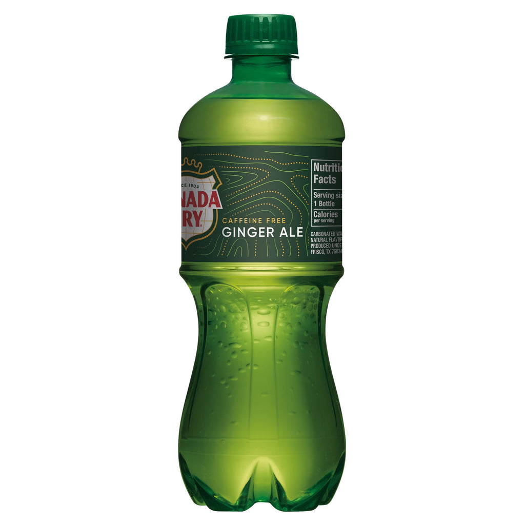Canada Dry Caffeine Free Ginger Ale Soda Pop Bottle 20 Fl Oz