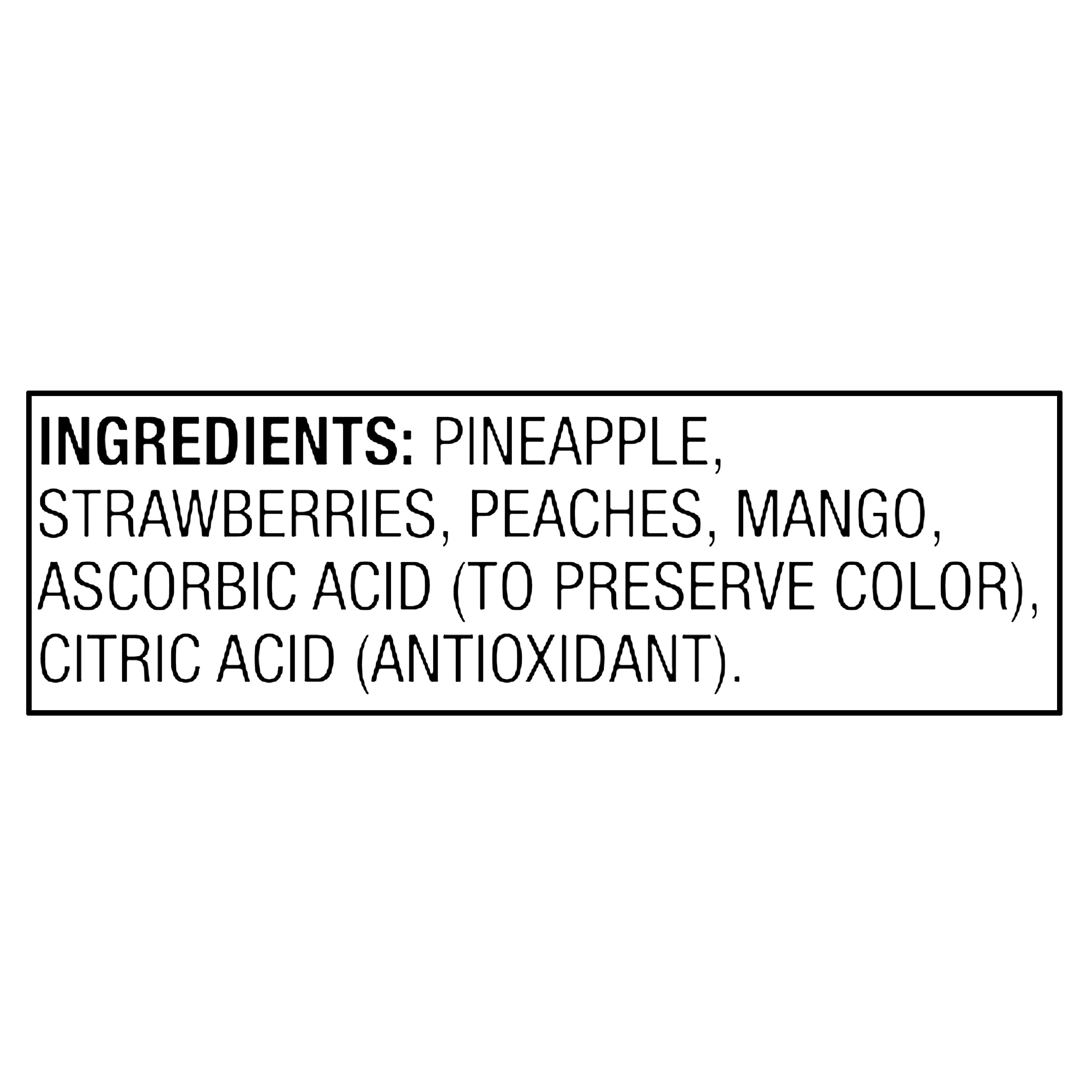 Great Value Mixed Fruit Frozen Pineapple Strawberries Mango Peaches 16 Oz