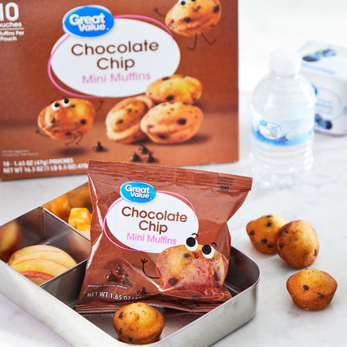 Chocolate Chip Mini Muffins 16.5 Oz 10 Count Freshness Guaranteed