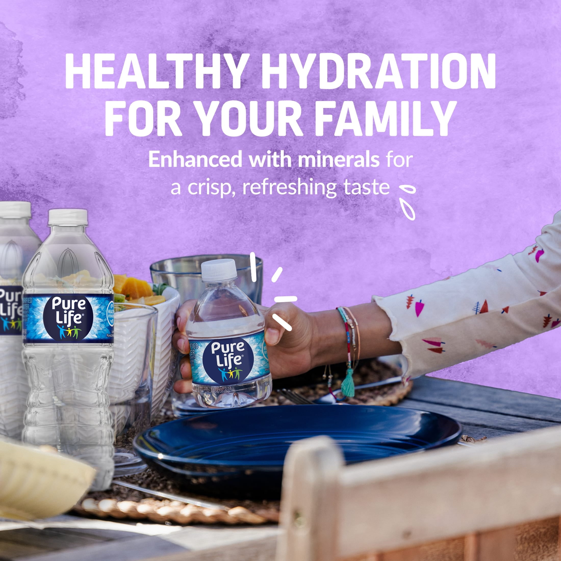 Pure Life Purified Water 16.9 fl oz Plastic Bottles 35 Pack