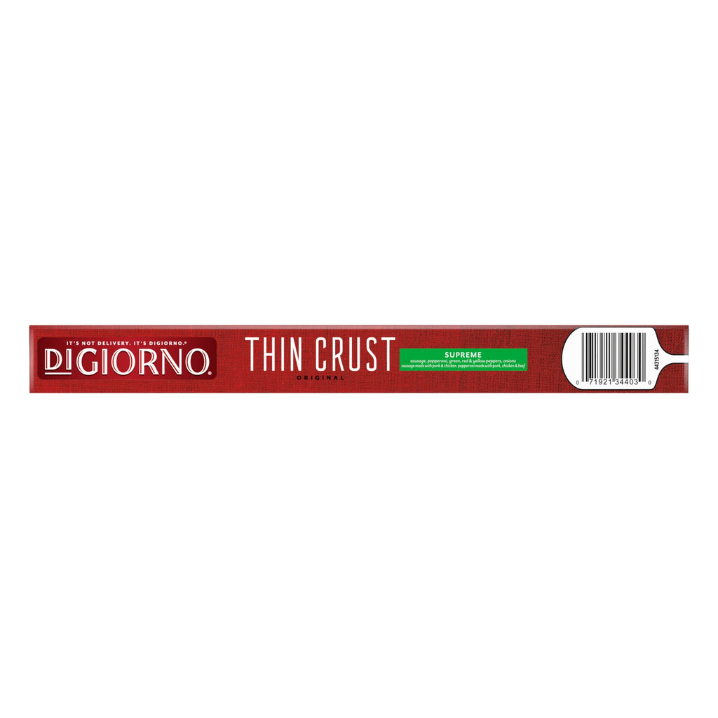 DiGiorno Thin Crust Supreme Frozen Pizza 19.1 Oz