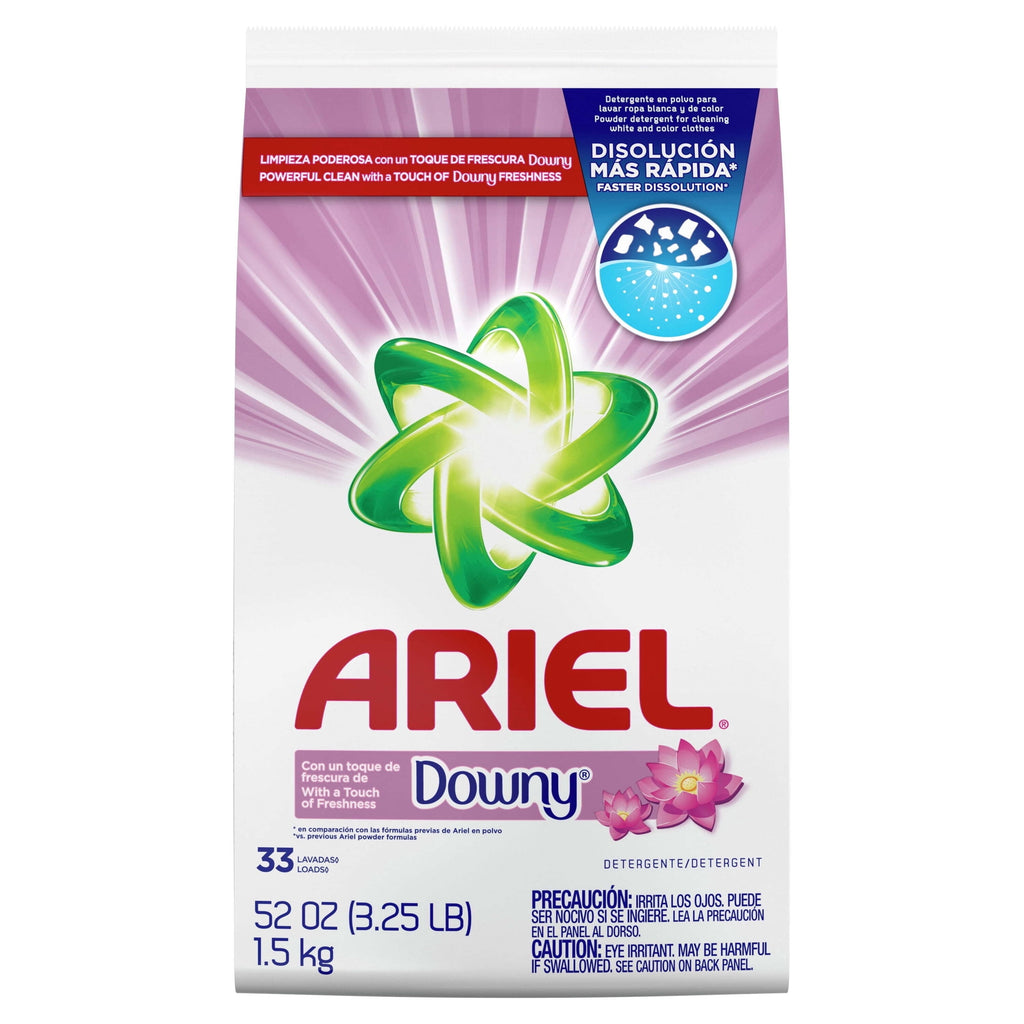 Ariel Powder Laundry Detergent With Downy Freshness April Fresh 52 oz 33 Loads