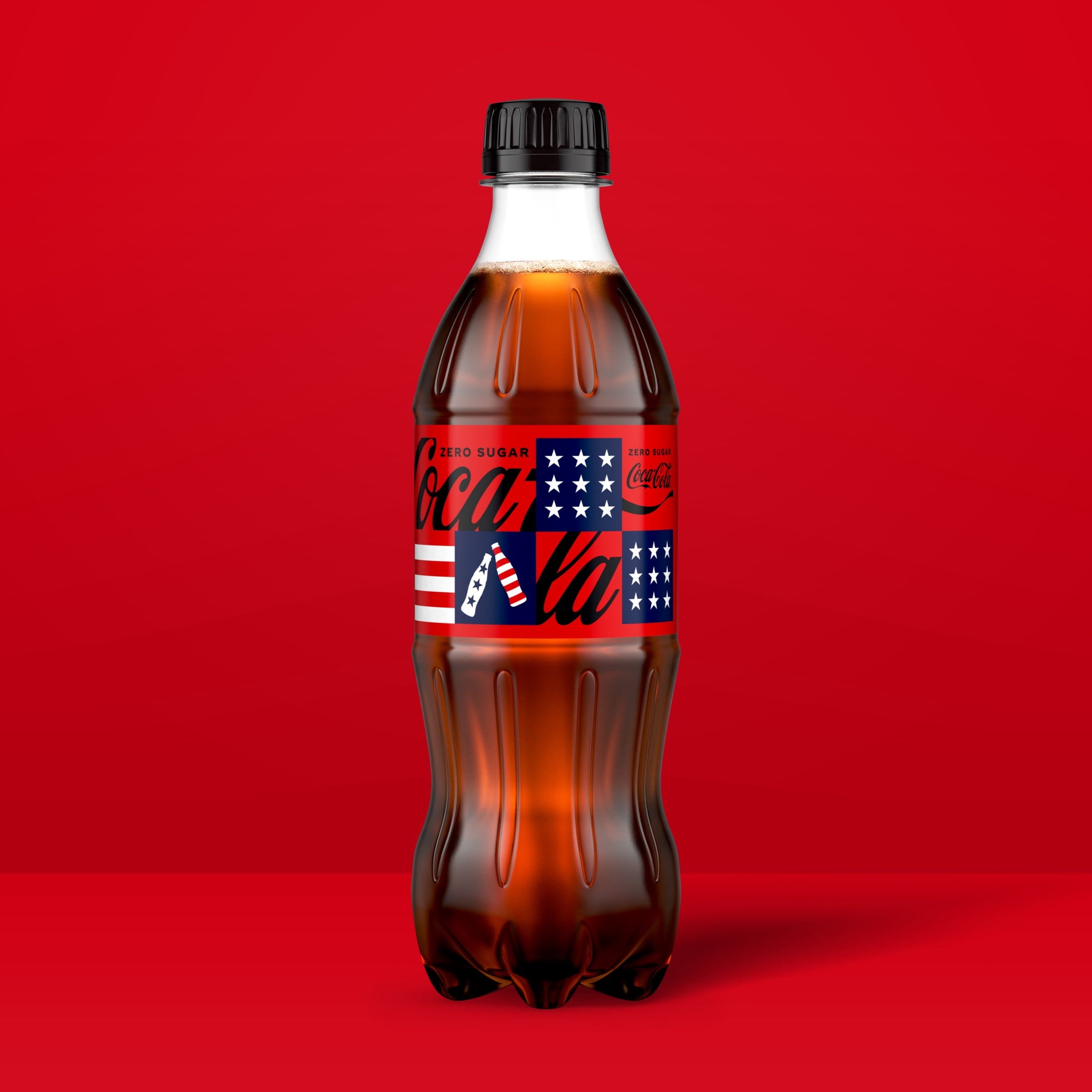Zero Sugar Soda Pop Bottles 16.9 Fl Oz 6 Pack Coca-Cola