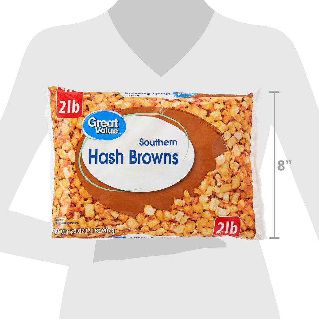 Great Value Southern Hash Browns Frozen 32 Oz
