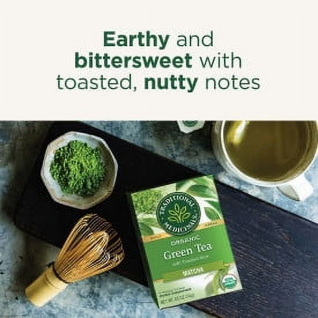 Traditional Medicinals Organic Green Tea Matcha with Toasted Rice Tea Bags 16 Count