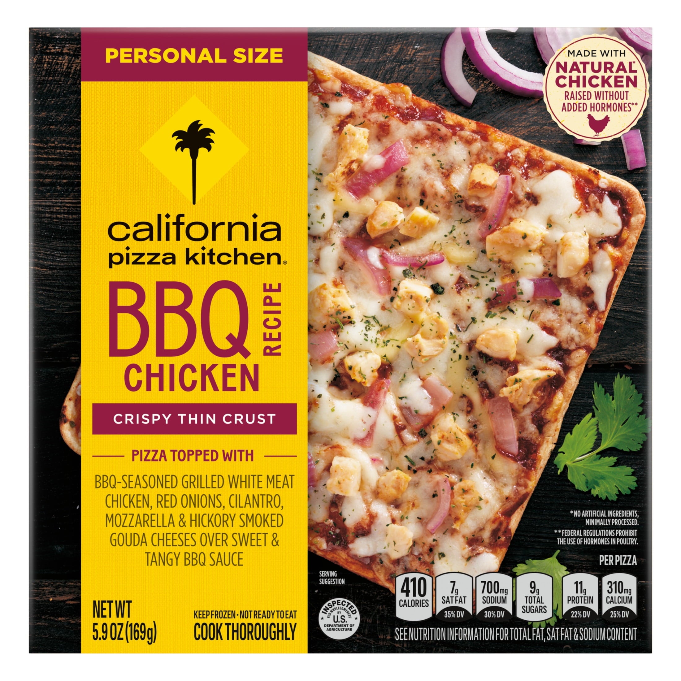 California Pizza Kitchen BBQ Chicken Personal Size Frozen Pizza 5.9 Oz